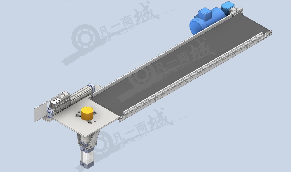 氣動鎖定輸送機系統(tǒng)-輸送設(shè)備模型3D圖 模型截圖[4]