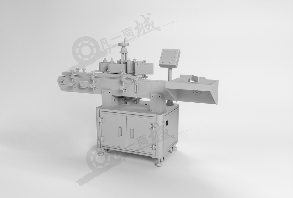 自動貼標(biāo)設(shè)備-立式圓瓶貼標(biāo)機模型3D圖 模型截圖[2]
