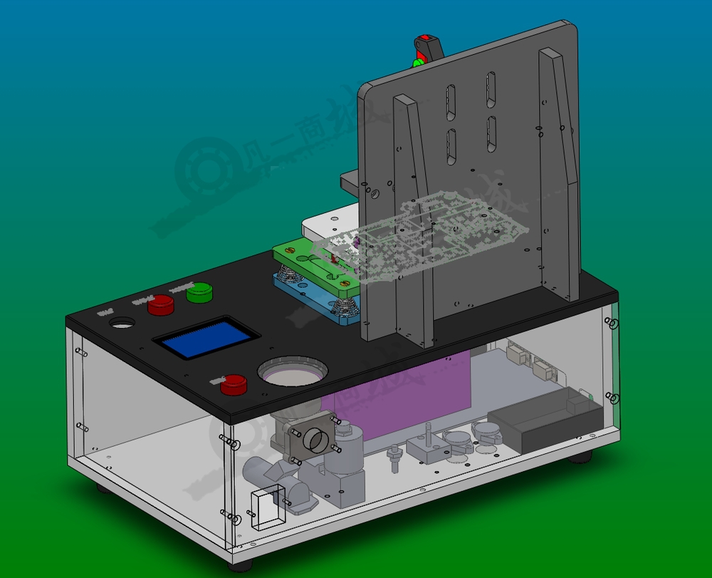 電路板測試設(shè)備-PCBA功能測試機模型3D圖 模型截圖[2]