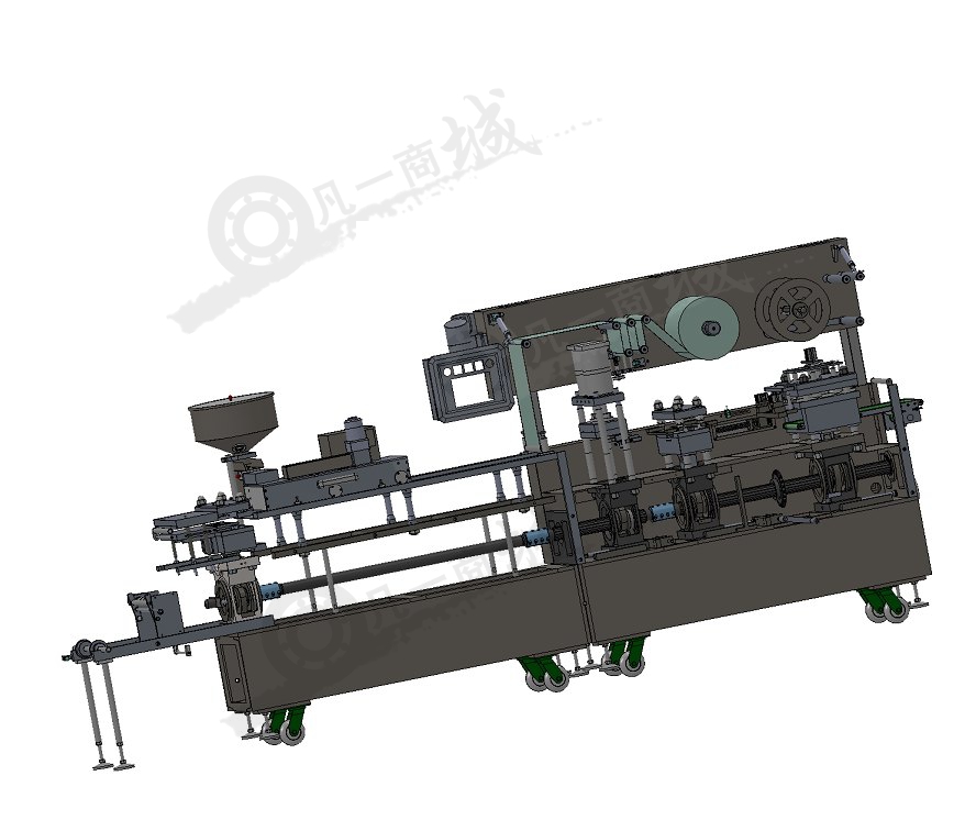多功能枕式包裝機(jī)-零食自動包裝設(shè)備3D模型圖 模型截圖[1]