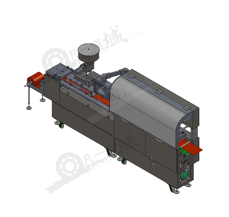 多功能枕式包裝機(jī)-零食自動包裝設(shè)備3D模型圖 模型截圖[4]