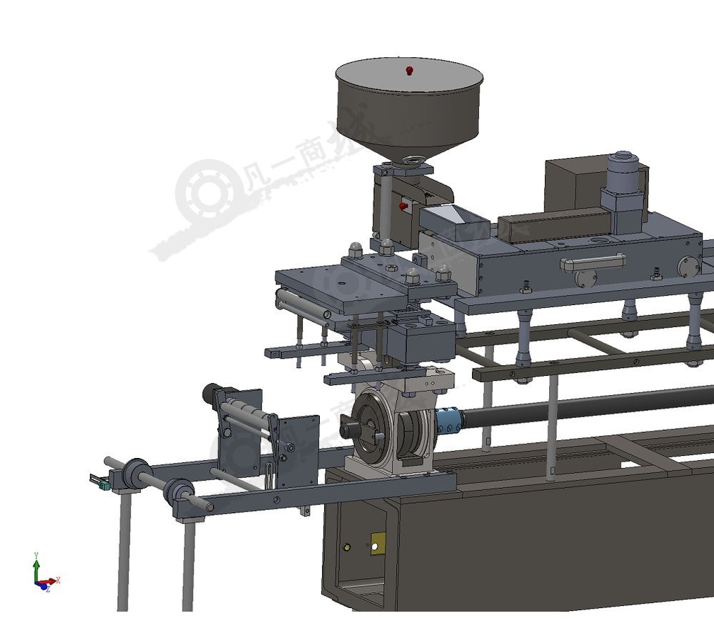 多功能枕式包裝機(jī)-零食自動包裝設(shè)備3D模型圖 模型截圖[6]