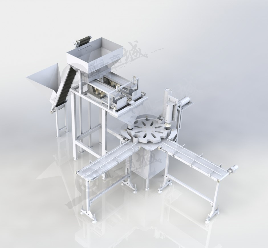 灌裝機(jī)-灌裝杯裝生產(chǎn)流水線設(shè)計(jì)模型3D圖 模型截圖[1]