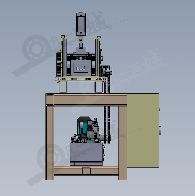 滾壓成型設備-全自動機器滾壓成型生產線3D模型 模型截圖[2]