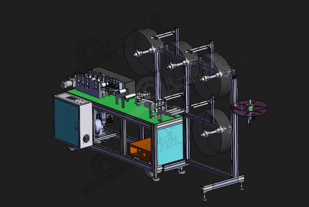 肥皂包裝機(jī)-香皂洗衣皂包裝機(jī)器設(shè)備3D模型圖 模型截圖[1]