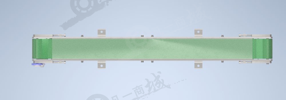PU皮帶輸送機(jī)-小型輸送線3D模型 模型截圖[2]