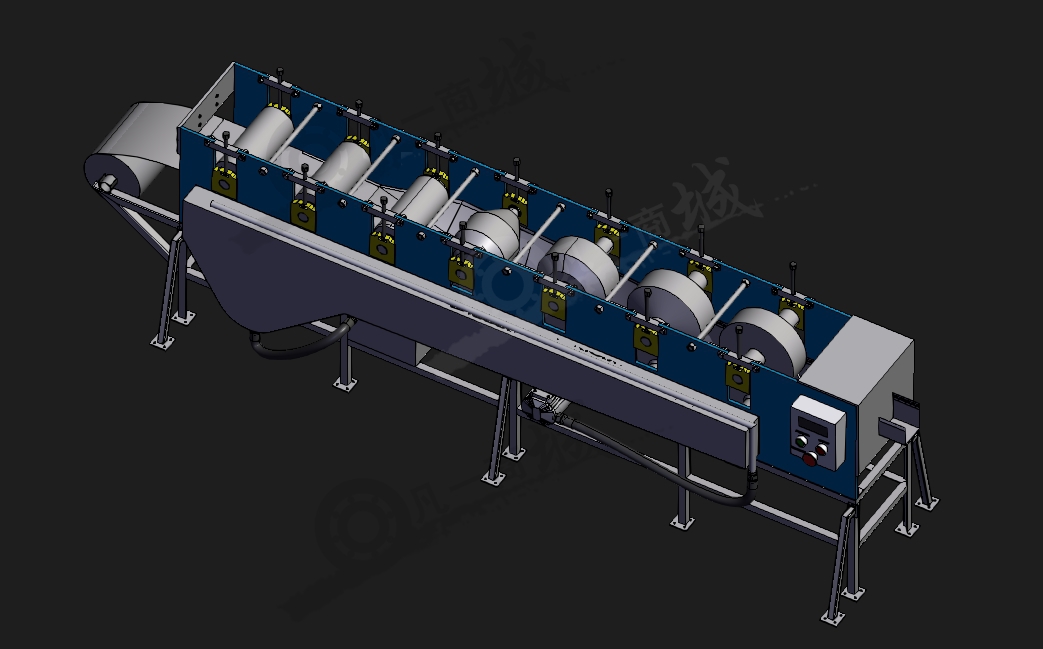 全自動U型鋼成型設(shè)備-冷壓U型鋼機3D模型 模型截圖[1]