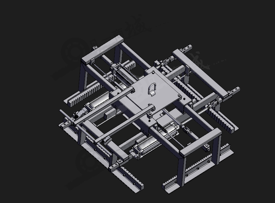 大型氣動(dòng)夾持器3D模型 模型截圖[1]