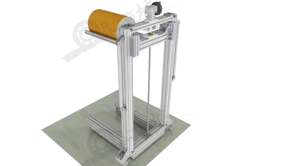 鋁型材框架手動提升機構(gòu)3D模型圖 模型截圖[3]