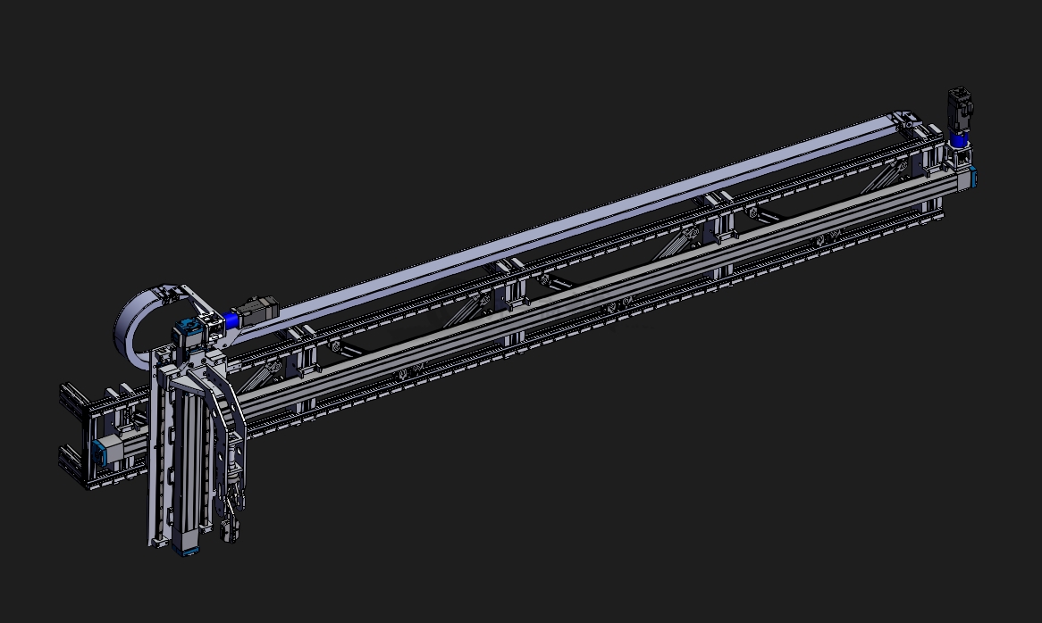 XZ軸長距離抓放機(jī)構(gòu)3D模型圖 模型截圖[1]