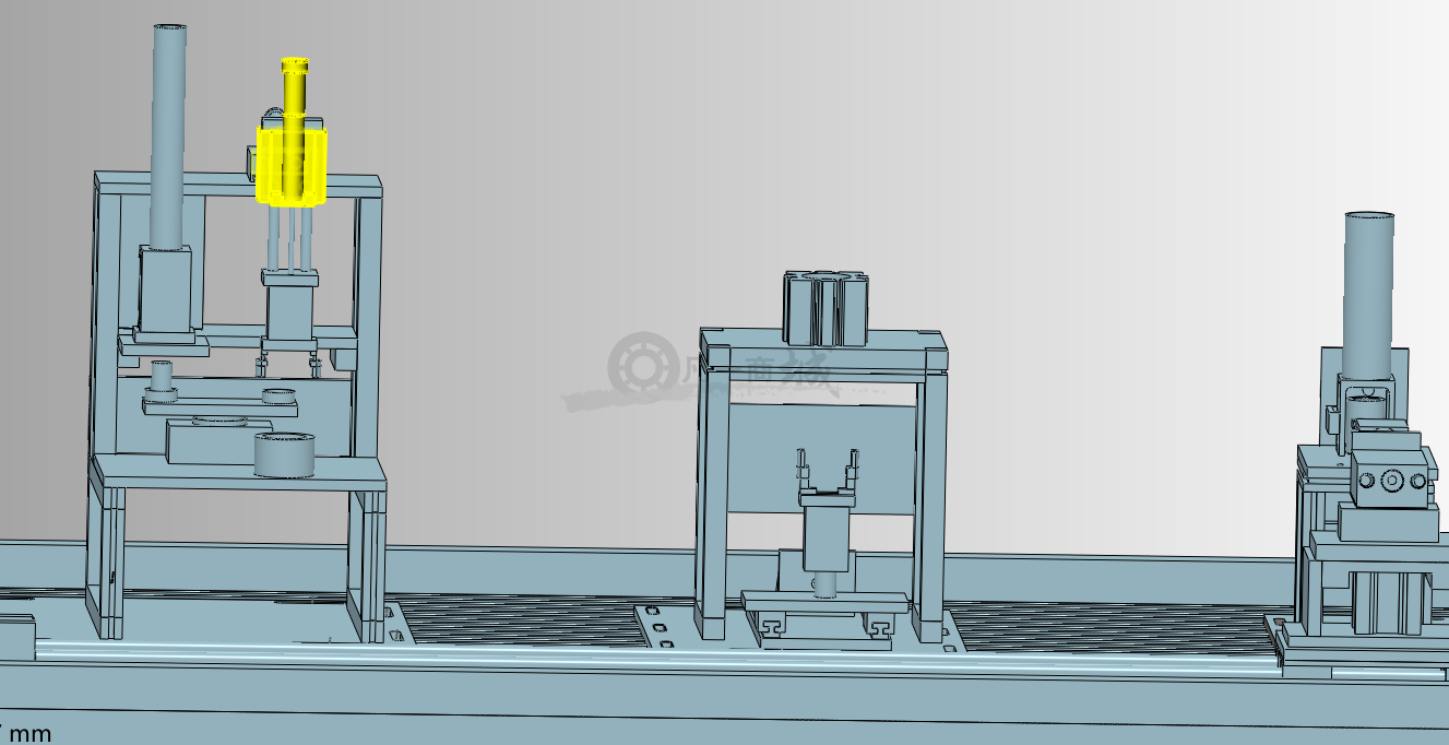 全自動(dòng)機(jī)械產(chǎn)線3D模型圖 模型截圖[3]