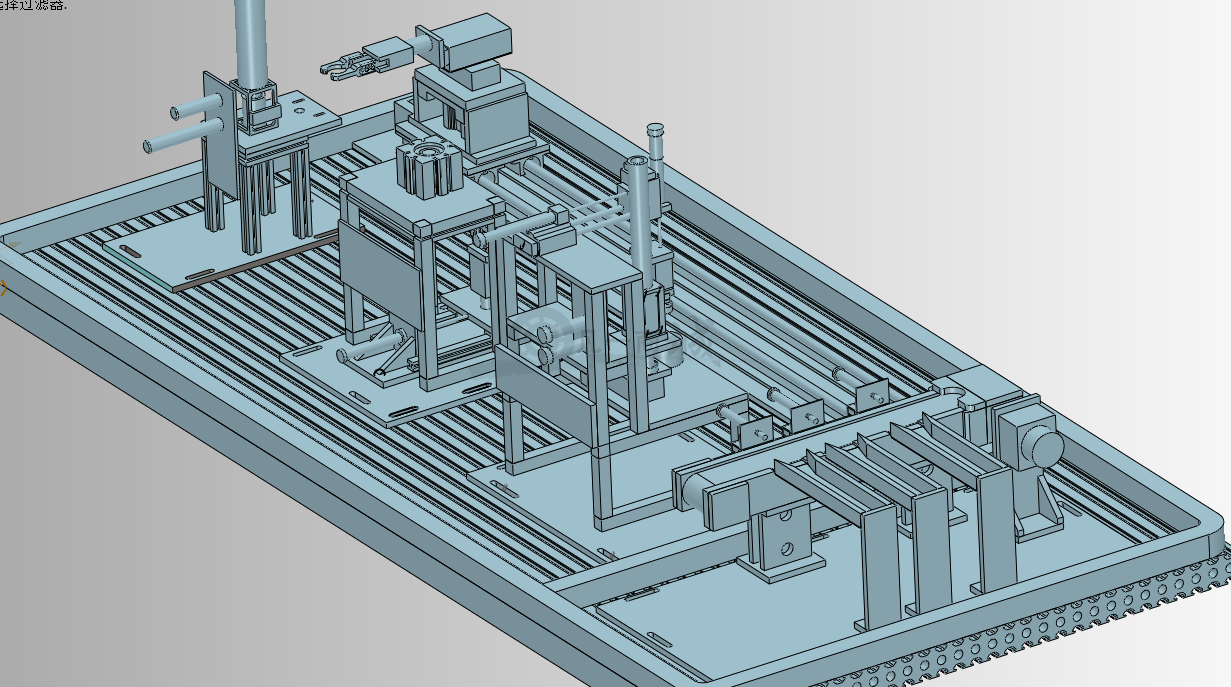 全自動(dòng)機(jī)械產(chǎn)線3D模型圖 模型截圖[1]