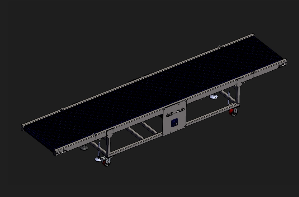 模塊化皮帶輸送機(jī)-輸送線設(shè)備3D模型圖 模型截圖[1]