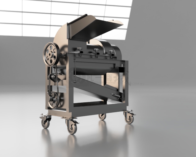 谷物脫粒機-谷類脫殼設(shè)備3D模型圖 模型截圖[3]