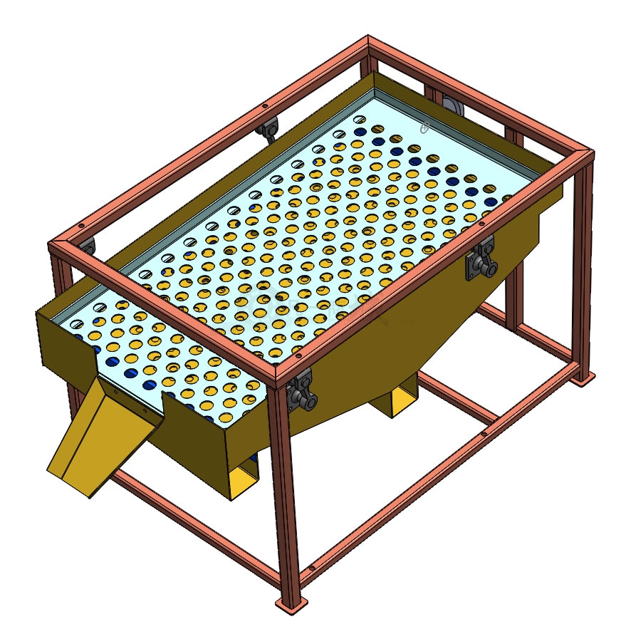 電動(dòng)振動(dòng)篩3D模型圖 模型截圖[2]
