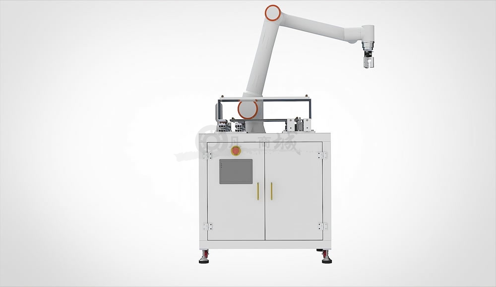 機械手雙層X軸操作臺3D模型圖 模型截圖[1]
