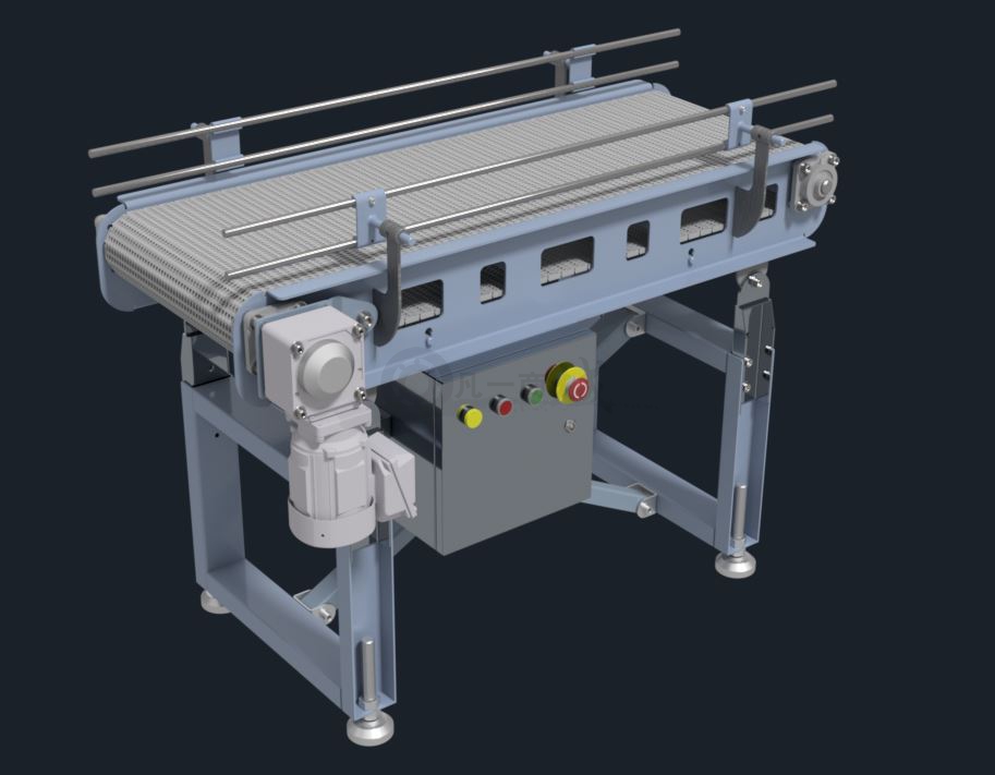 模塊鏈條輸送機(jī)3D模型圖 模型截圖[1]