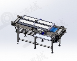 鏈條輸送線 流水線 鏈條式輸送機(jī)3D模型