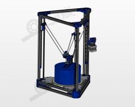 三角洲3D打印機圖紙