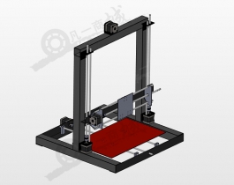 3D打印機框架SW圖