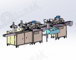 全自動(dòng)點(diǎn)膠組裝機(jī) 裝配機(jī)模型圖