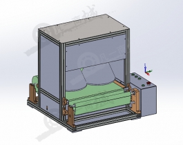 織物檢查設(shè)備3D模型圖