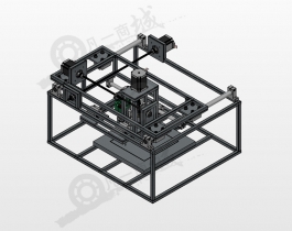 懸掛式數(shù)控雕刻機(jī)3D圖紙