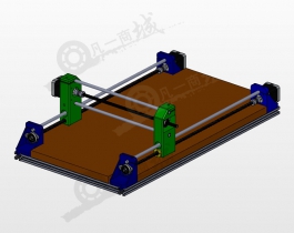 數(shù)控PCB電路板雕刻機(jī)3D圖紙