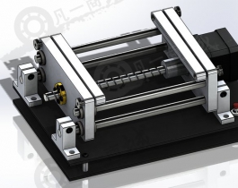 PCB板加工自動(dòng)夾緊支架圖紙