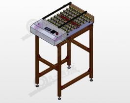 板材滾輪輸送機3D圖紙
