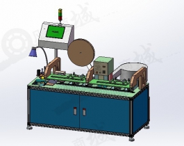 電線端子機-自動剝皮剝線打端機3D模型