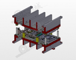 高速?zèng)_壓模具3D圖紙