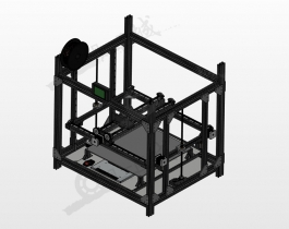 鋁型材框架3D打印機圖紙