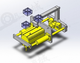生產(chǎn)線切換系統(tǒng)-流水線換向機構設計3D模型