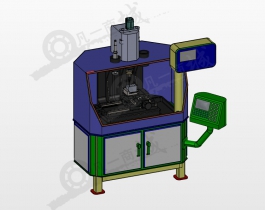 精密數(shù)控鉆孔機(jī)3D模型