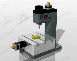 迷你CNC數(shù)控雕刻機3D模型