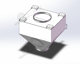 工業(yè)震動漏斗3D模型