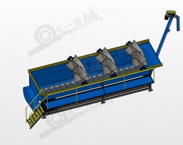 大型工業(yè)攪拌機3D圖