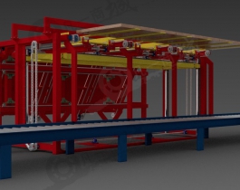 自動(dòng)板材放置輸送機(jī)3D模型