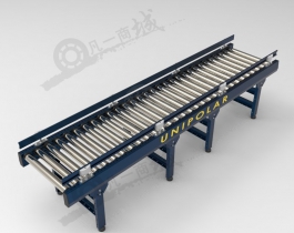 帶擋板無動(dòng)力滾筒輸送機(jī)