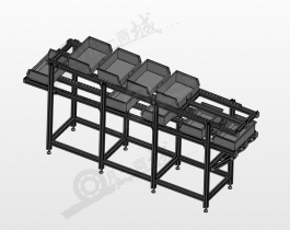 雙層無(wú)動(dòng)力輸送機(jī)模型