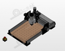 數(shù)控雕刻機3D模型