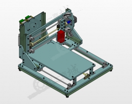 數(shù)控激光雕刻機3D模型