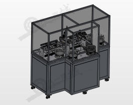 高速直線輸送系統(tǒng)3D圖