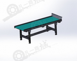 滾筒輸送機3D圖