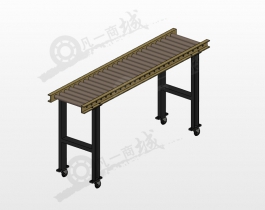 無(wú)動(dòng)力滾筒輸送機(jī)圖紙