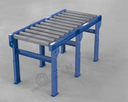 可調(diào)節(jié)滾筒輸送機(jī)模型圖