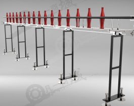 瓶子輸送機(jī)3D模型圖