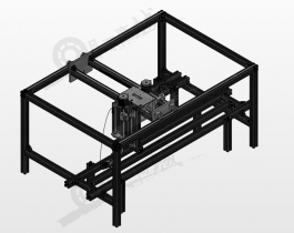 自動(dòng)瓶子裝箱設(shè)備3D模型