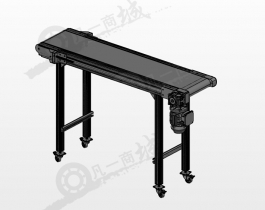 鋁型材框架皮帶輸送機(jī)模型圖